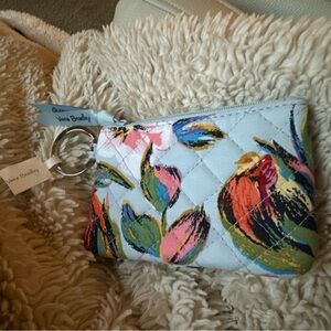 Vera Bradley Sea Air Floral Zip ID Case